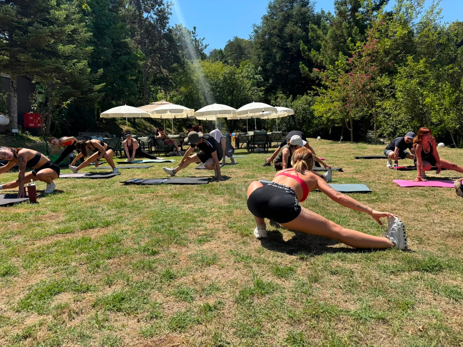 Doğada yoga ve mobility antrenmanı